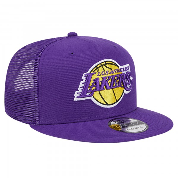 Бейсболка Los Angeles Lakers New Era Evergreen Meshback 9FIFTY - Purple