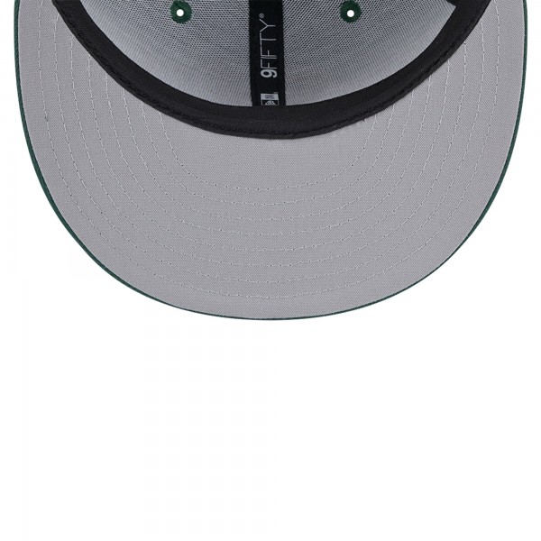 Бейсболка Milwaukee Bucks New Era Hunter Green Meshback 9FIFTY