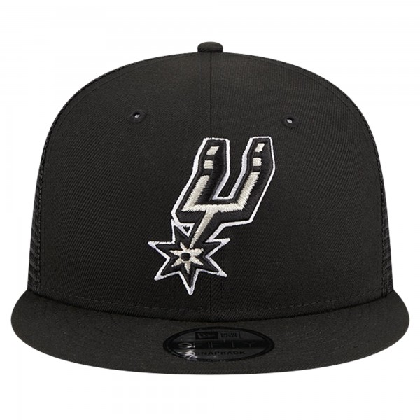 Бейсболка San Antonio Spurs New Era Evergreen Meshback 9FIFTY - Black