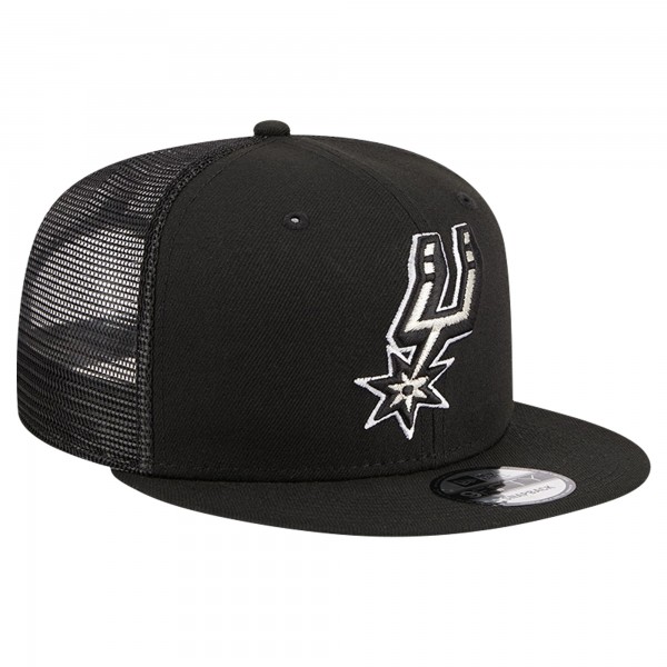 Бейсболка San Antonio Spurs New Era Evergreen Meshback 9FIFTY - Black