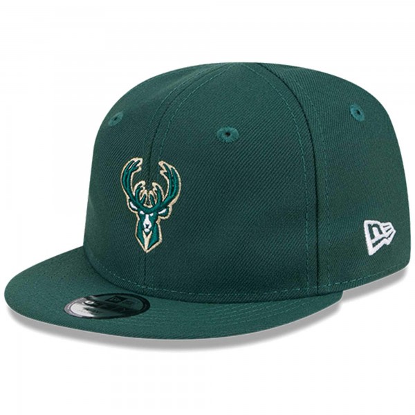 Newborn & Малышам Milwaukee Bucks New Era Hunter Green My First 9FIFTY Adjustable Hat