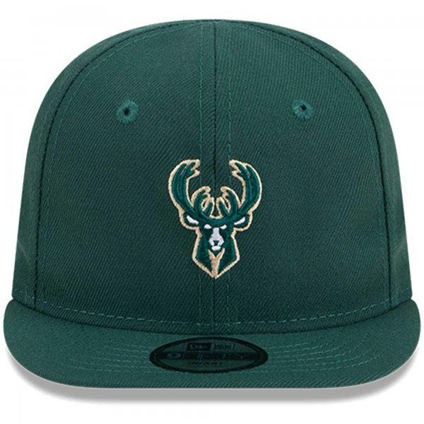 Newborn & Малышам Milwaukee Bucks New Era Hunter Green My First 9FIFTY Adjustable Hat