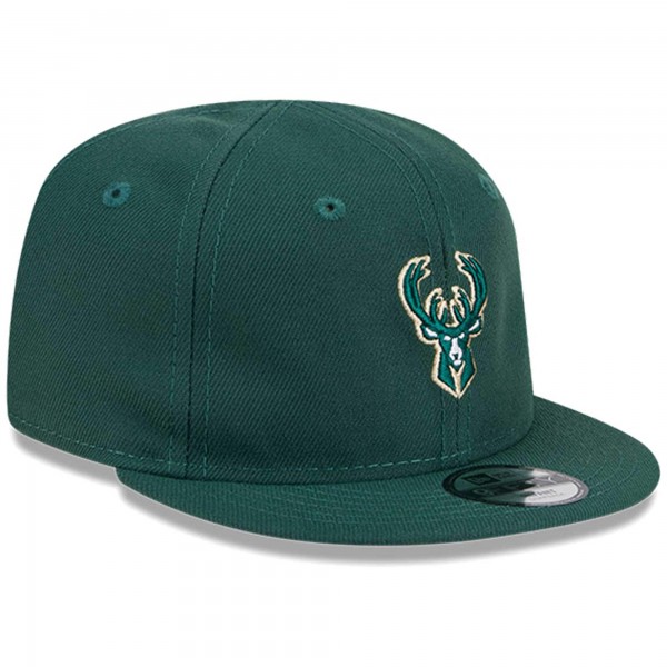 Newborn & Малышам Milwaukee Bucks New Era Hunter Green My First 9FIFTY Adjustable Hat