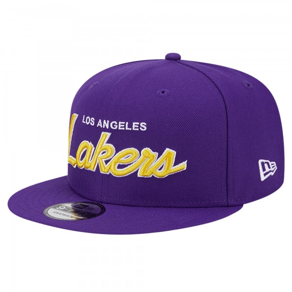Бейсболка Los Angeles Lakers New Era Evergreen Script Side Patch 9FIFTY - Purple