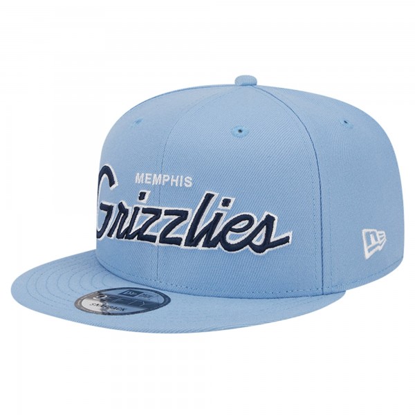 Бейсболка Memphis Grizzlies New Era Evergreen Script Side Patch 9FIFTY - Light Blue