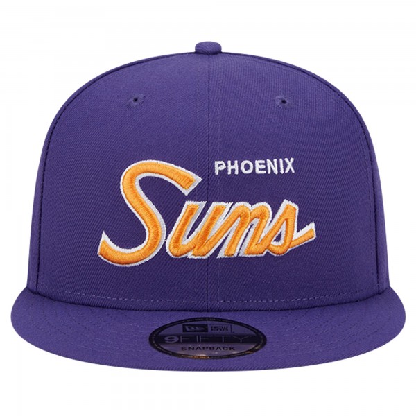 Бейсболка Phoenix Suns New Era Purple Script Side Patch 9FIFTY