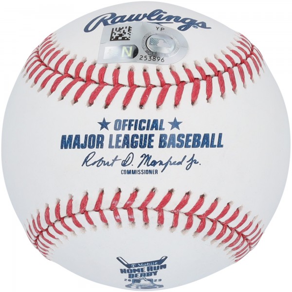 Mookie Betts Los Angeles Dodgers Autographed Fanatics Authentic 2023 Home Run Derby Logo Baseball
