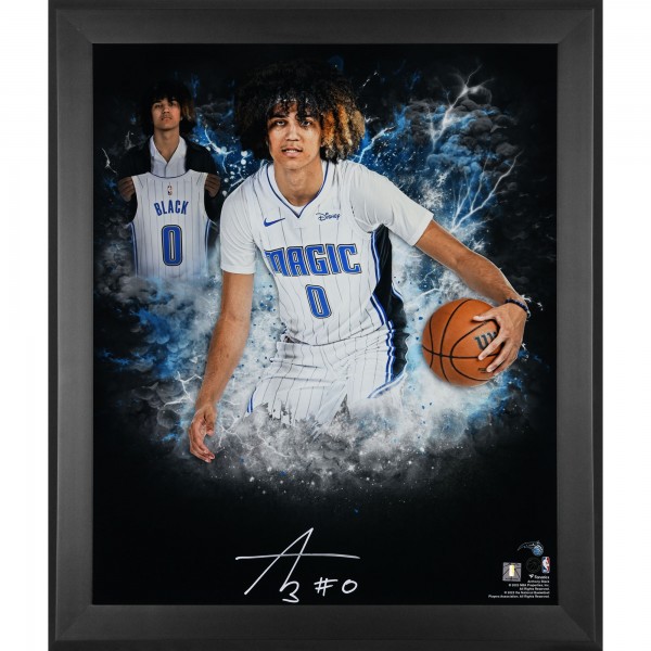 Anthony Black Orlando Magic Autographed Fanatics Authentic Framed 20 x 24 In Focus Photograph