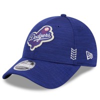 Бейсболка Los Angeles Dodgers New Era Royal 2024 Clubhouse 9FORTY
