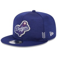 Бейсболка Los Angeles Dodgers New Era Royal 2024 Clubhouse 9FIFTY Snapback