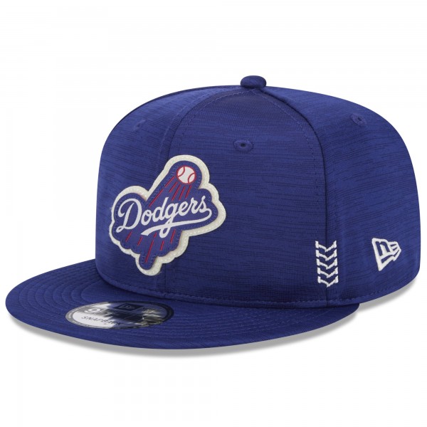 Бейсболка Los Angeles Dodgers New Era Royal 2024 Clubhouse 9FIFTY Snapback