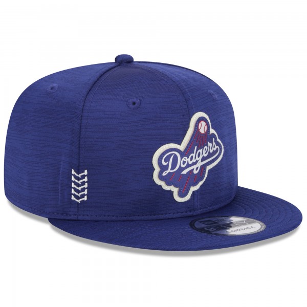 Бейсболка Los Angeles Dodgers New Era Royal 2024 Clubhouse 9FIFTY Snapback