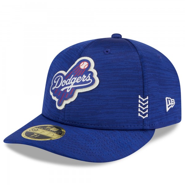 Бейсболка Los Angeles Dodgers New Era Royal 2024 Clubhouse Low Profile 59FIFTY