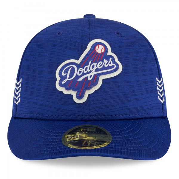 Бейсболка Los Angeles Dodgers New Era Royal 2024 Clubhouse Low Profile 59FIFTY