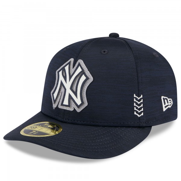 Бейсболка New York Yankees New Era Navy 2024 Clubhouse Low Profile 59FIFTY