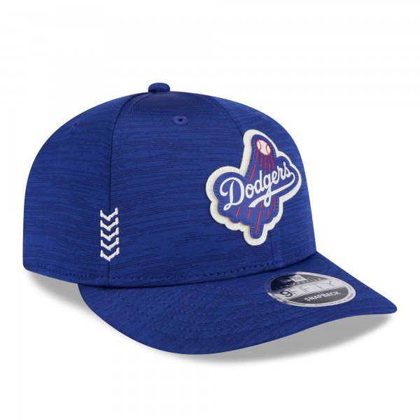 Бейсболка Los Angeles Dodgers New Era Royal 2024 Clubhouse Low Profile 9FIFTY Snapback