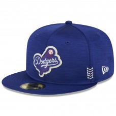 Бейсболка Los Angeles Dodgers New Era Royal 2024 Clubhouse 59FIFTY