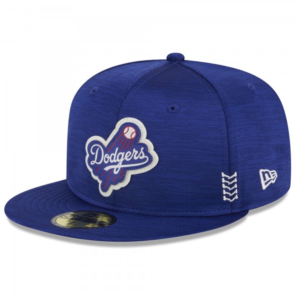 Бейсболка Los Angeles Dodgers New Era Royal 2024 Clubhouse 59FIFTY