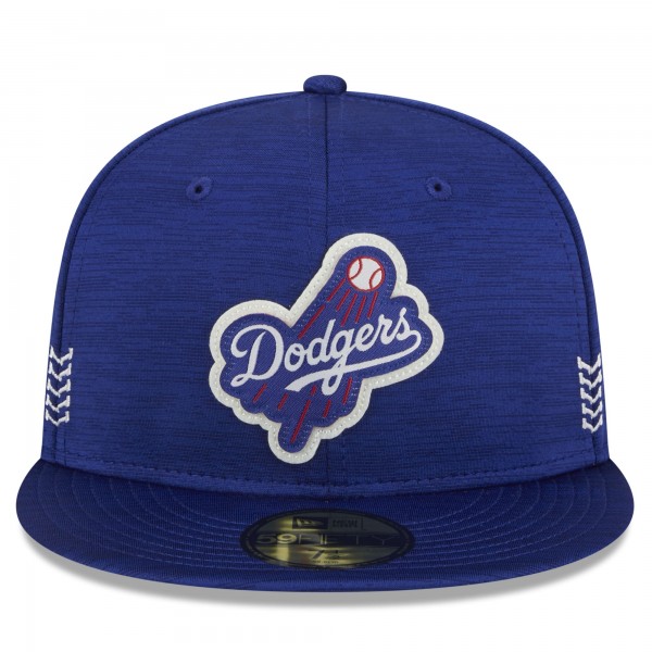 Бейсболка Los Angeles Dodgers New Era Royal 2024 Clubhouse 59FIFTY