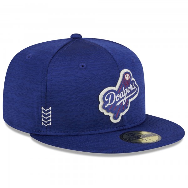 Бейсболка Los Angeles Dodgers New Era Royal 2024 Clubhouse 59FIFTY