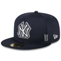 Бейсболка New York Yankees New Era Navy 2024 Clubhouse 59FIFTY