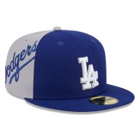 Бейсболка Los Angeles Dodgers New Era Royal/Gray Gameday Sideswipe 59FIFTY