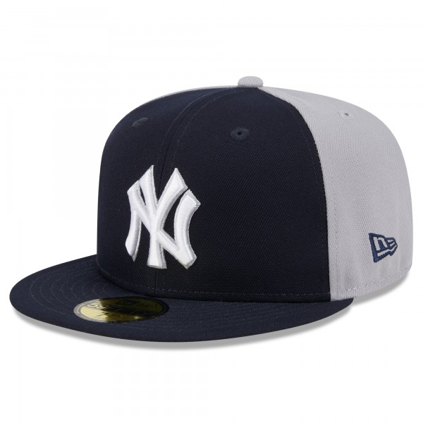 Бейсболка New York Yankees New Era Navy/Gray Gameday Sideswipe 59FIFTY