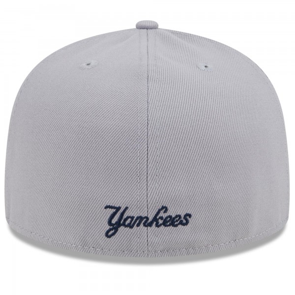 Бейсболка New York Yankees New Era Navy/Gray Gameday Sideswipe 59FIFTY