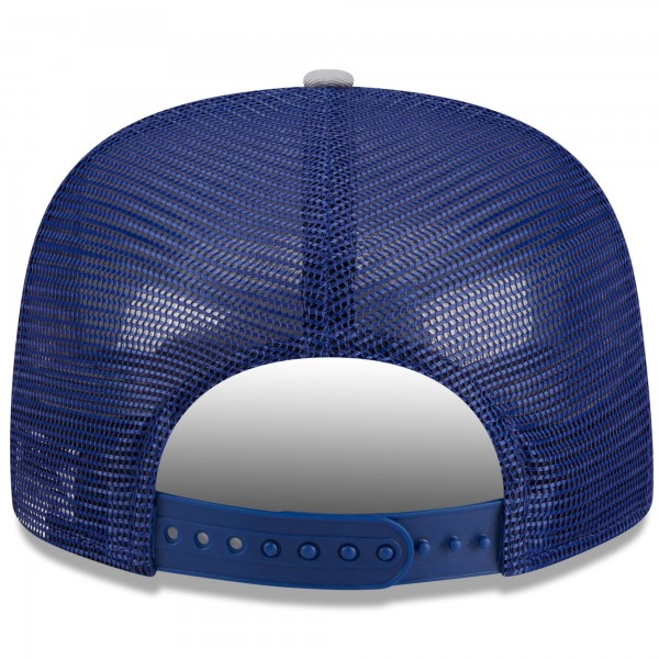 Бейсболка Los Angeles Dodgers New Era White/Gray Team Foam Front A-Frame Trucker 9FIFTY Snapback