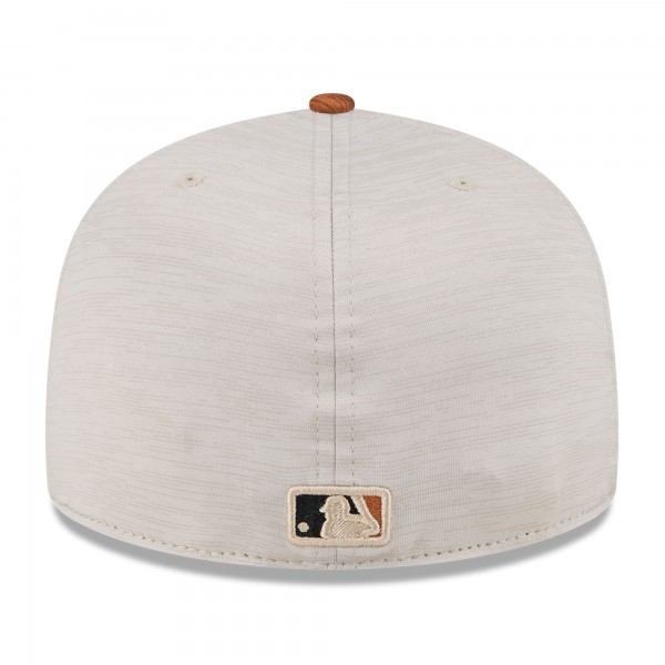 Бейсболка New York Yankees New Era Stone/Brown 2024 Clubhouse 59FIFTY