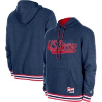 Толстовка USMNT 5th & Ocean by New Era Throwback Fleece - Navy