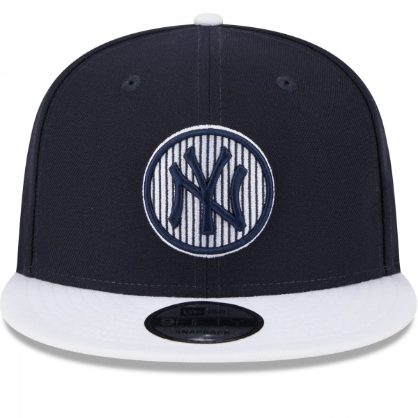 Бейсболка New York Yankees New Era Navy 2025 Batting Practice 9FIFTY Snapback