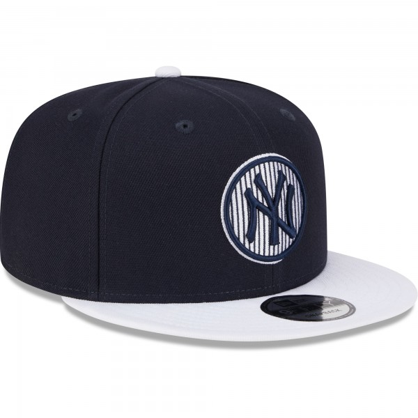 Бейсболка New York Yankees New Era Navy 2025 Batting Practice 9FIFTY Snapback