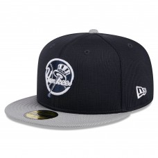 Бейсболка New York Yankees New Era Navy 2025 Batting Practice 59FIFTY