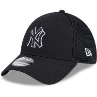 Бейсболка New York Yankees New Era Black/White Neo 39THIRTY