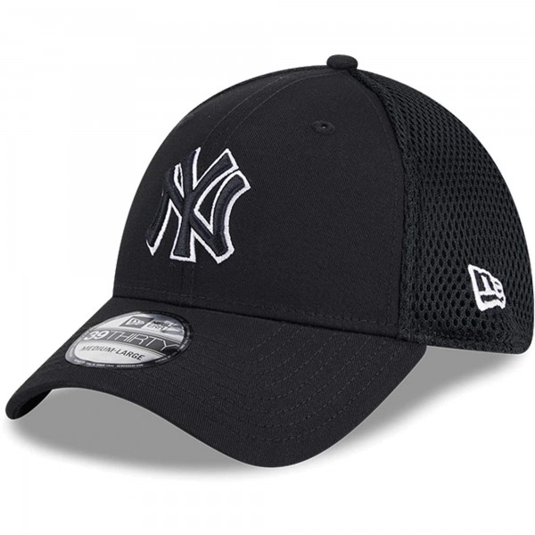 Бейсболка New York Yankees New Era Black/White Neo 39THIRTY
