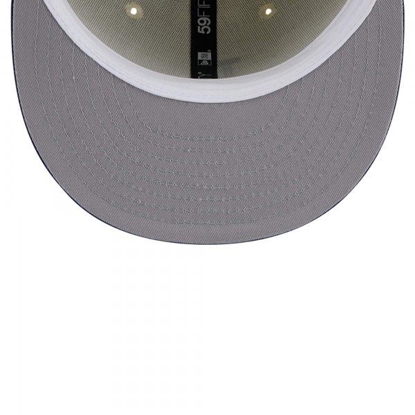 Бейсболка Los Angeles Dodgers New Era Cream Chrome 59FIFTY