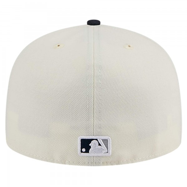 Бейсболка New York Yankees New Era Cream Chrome 59FIFTY