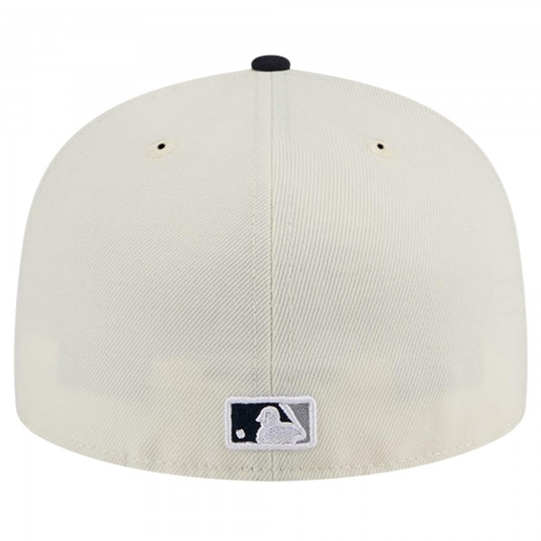 Бейсболка New York Yankees New Era Cream Top Chrome 59FIFTY