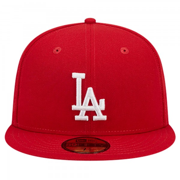 Бейсболка Los Angeles Dodgers New Era Red Logo 59FIFTY
