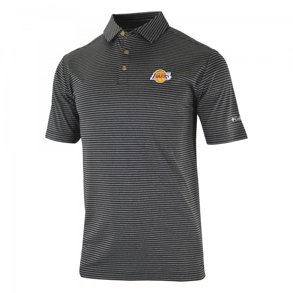 Поло Los Angeles Lakers Columbia FW23 Mens Omni-Wick Club Invite II - Black