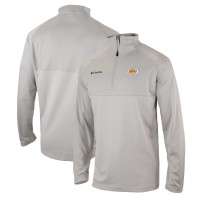 Кофта на короткой молнии Los Angeles Lakers Columbia Omni-Wick Rockin It - Heather Gray