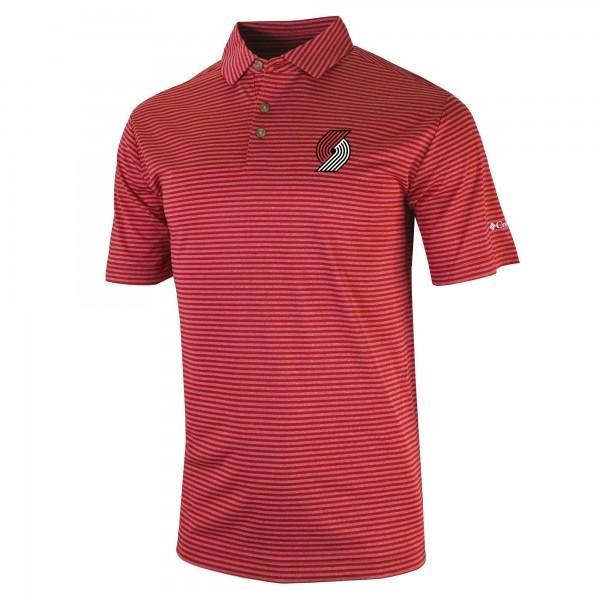 Поло Portland Trail Blazers Columbia FW23 Mens Omni-Wick Club Invite II - Red