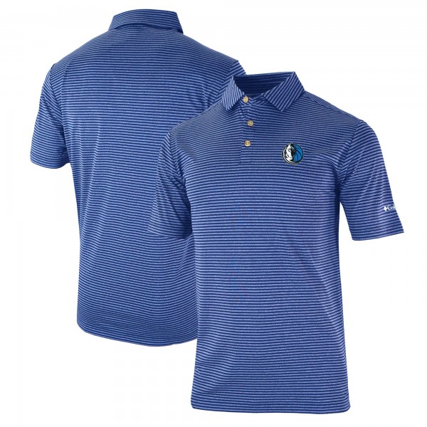 Поло Dallas Mavericks Columbia FW23 Mens Omni-Wick Club Invite II - Blue
