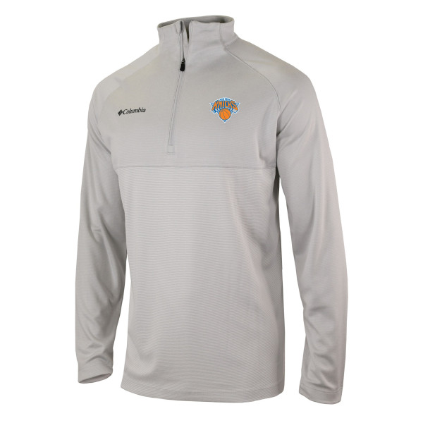 Пуловер New York Knicks Columbia Heather Gray Omni-Wick Rockin' It Top