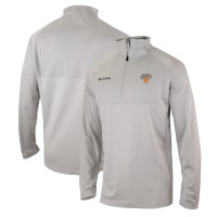 Кофта на короткой молнии New York Knicks Columbia Omni-Wick Rockin It - Heather Gray