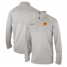 Кофта на короткой молнии Phoenix Suns Columbia Omni-Wick Rockin It - Heather Gray