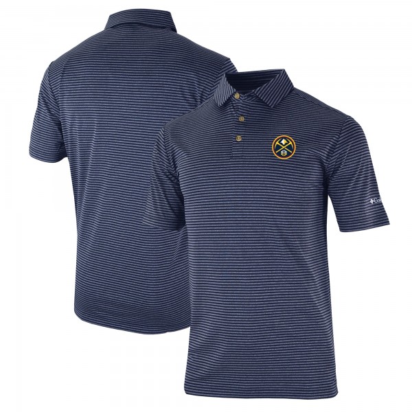 Поло Denver Nuggets Columbia FW23 Mens Omni-Wick Club Invite II - Navy