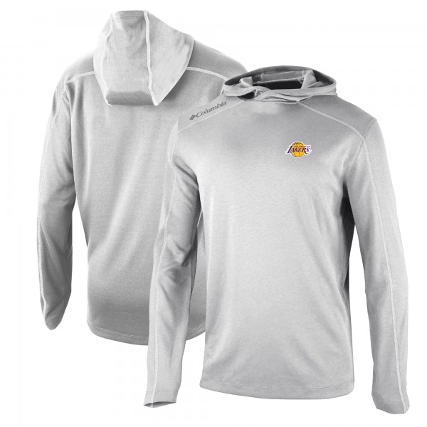 Футболка Los Angeles Lakers Columbia Shotgun Long Hoodie - Gray