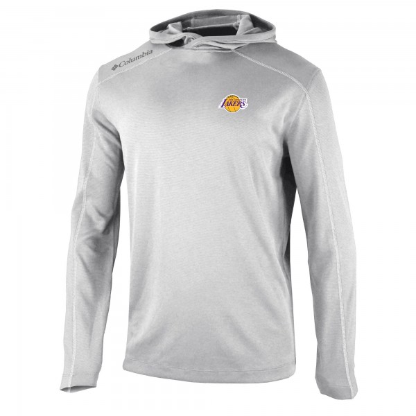 Футболка Los Angeles Lakers Columbia Shotgun Long Hoodie - Gray